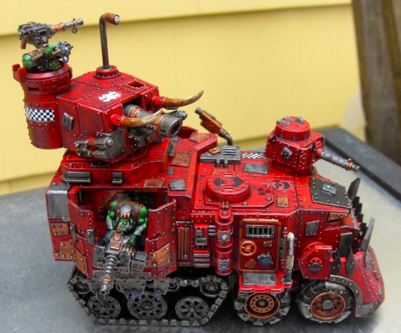 WARHAMMER 40K ORK Looted Land Raider Battlewagon Painted EUR 34,44 - FR